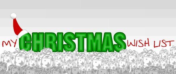 Christmas List Logo - merry christmas