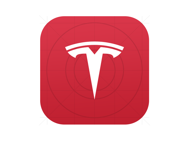 Tesla App Logo - Tesla Concept: iOS icon