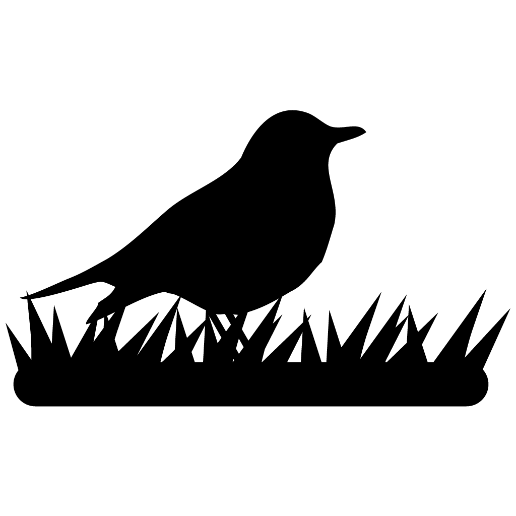 Black and White Bird Logo - Browse by Shape, All About Birds, Cornell Lab of Ornithology