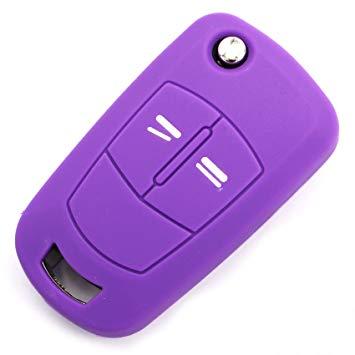 Purple B Electronics Logo - Key Case Opel Silicone Purple B from finest Folia Astra: Amazon.co ...
