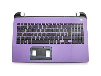 Purple B Electronics Logo - Keyboard - Black/Purple for Toshiba Satellite L50T B: Amazon.co.uk ...