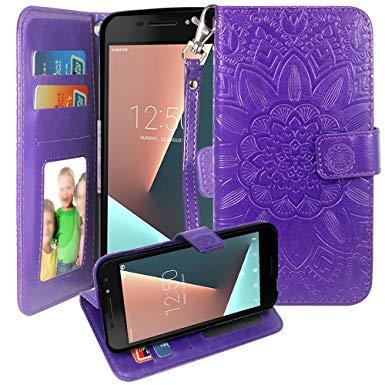 Purple B Electronics Logo - Cmid Smart N8 Case, PU Leather Wallet Case Flip Book Style ...