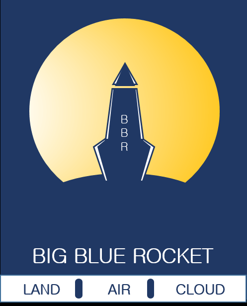 Big Blue O Logo - Big Blue Rocket - Telecommunications - 9-10 Havelock St, Ilkeston ...