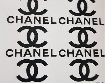 Chanel Black and White Logo - Chanel logo | Etsy