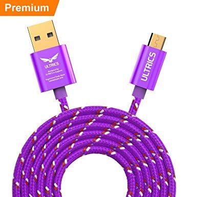 Purple B Electronics Logo - ULTRICS® Micro USB Cable, High Speed Upgraded Metal: Amazon.co.uk