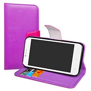 Purple B Electronics Logo - LiuShan Lenovo B case, Stand View Flip PU Leather Wallet With Card ...