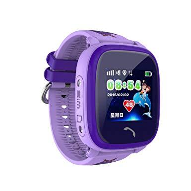 Purple B Electronics Logo - IP68 waterproof children smart watch (Purple): Amazon.co.uk: Electronics