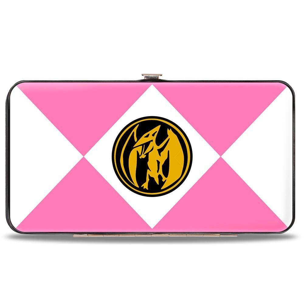 Pterodactyl Logo - Hinged Wallet - Diamond Pink Ranger Pterodactyl Power Logo - Buckle-Down