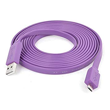Purple B Electronics Logo - DealMux Purple USB 2.0 Type A Male To Micro B 5 Pin: Amazon.co.uk