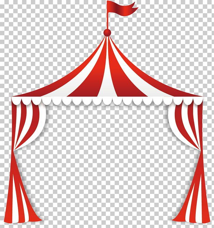 White Tent with Red Circle Logo - Circus Tent , Circus tent, red and white tent illustration PNG ...
