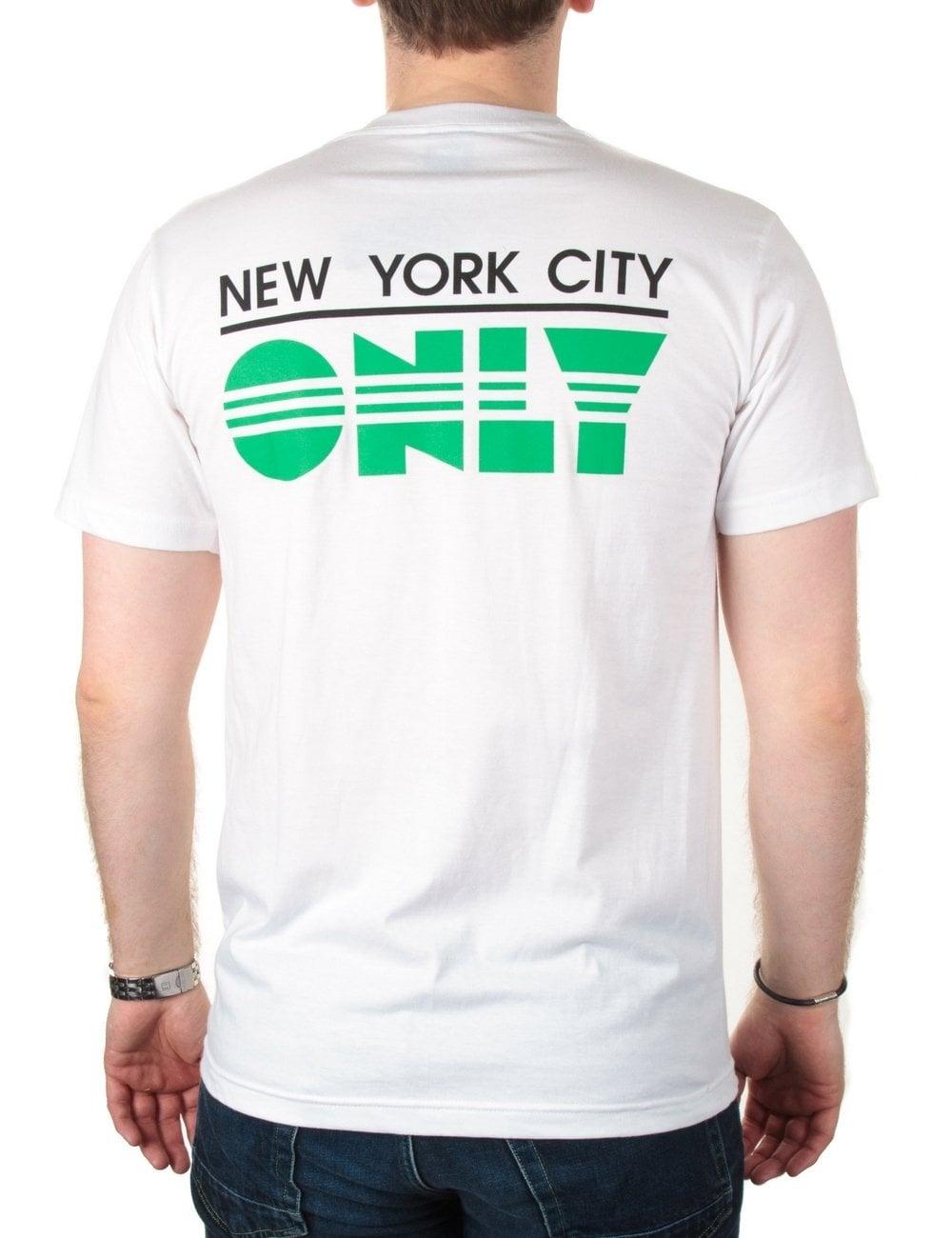 New York City Dot Logo - Only NY Clothing Dot Tee - White - Only NY Clothing from iConsume UK