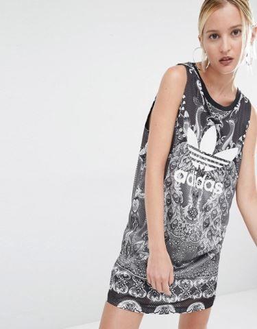 Adidas Paisley Logo - Tailor-Made Adidas Originals For Womens Print X Farm Paisley Tank ...