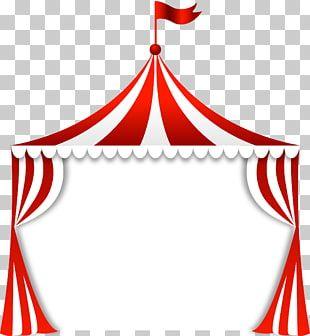 White Tent with Red Circle Logo - Circus Tent , Circus tent, red and white tent illustration PNG ...