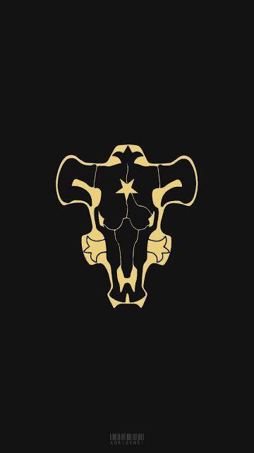 All-Black Bulls Logo - Black Bull - Black Clover Wallpaper | Animu | Pinterest | Black ...