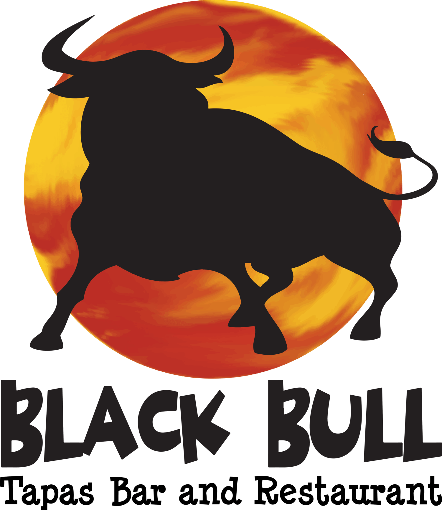Red and Black Bull Logo - Black Bull Tapas Bar and Restaurant