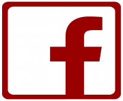 White with Red F Logo - Facebook Logo Png Red And White