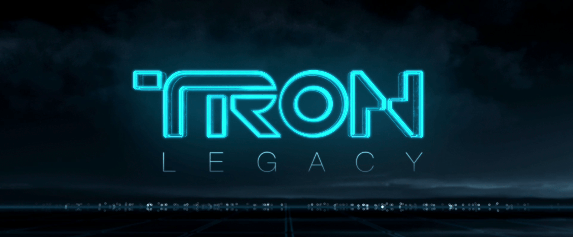 Tron Movie Logo - Tron Legacy Movie Logo Landscape Desktop Wallpaper