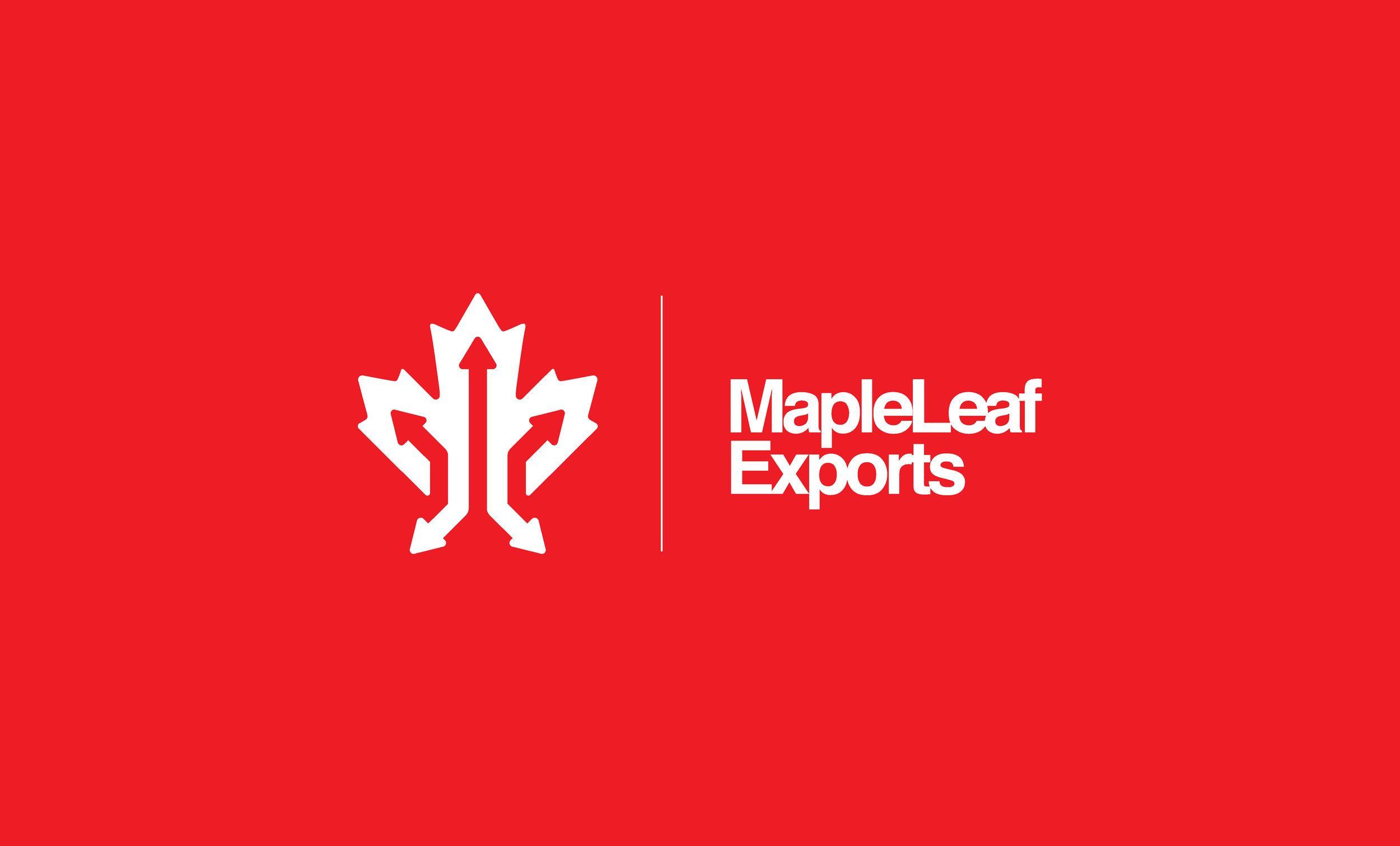Red Maple Leaf Logo - Maple Leaf Exports