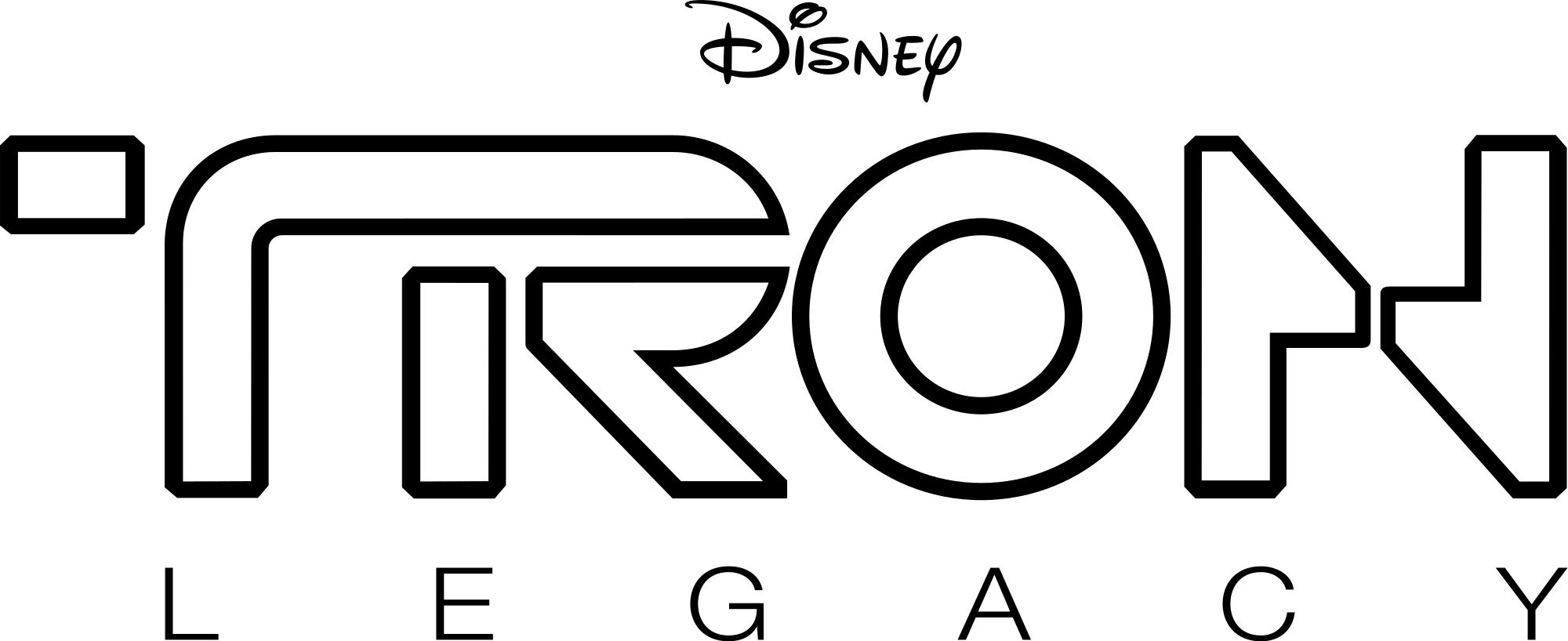 Tron Movie Logo - Tron Legacy Logo.svg