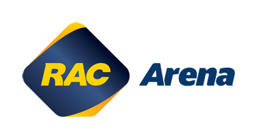 Red with White Letters RAC Logo - Home | RAC Arena
