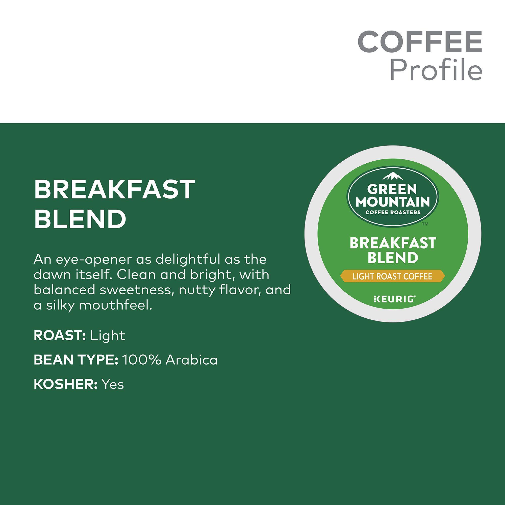 Green Mountain Coffee Logo - Green Mountain Coffee Breakfast Blend, Keurig K-Cup Pods, Light ...