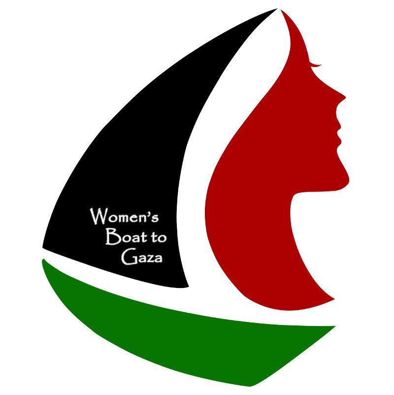 Woman Profile Red Logo - Logo for the Women's Boat to Gaza | Freedom Flotilla Coalition