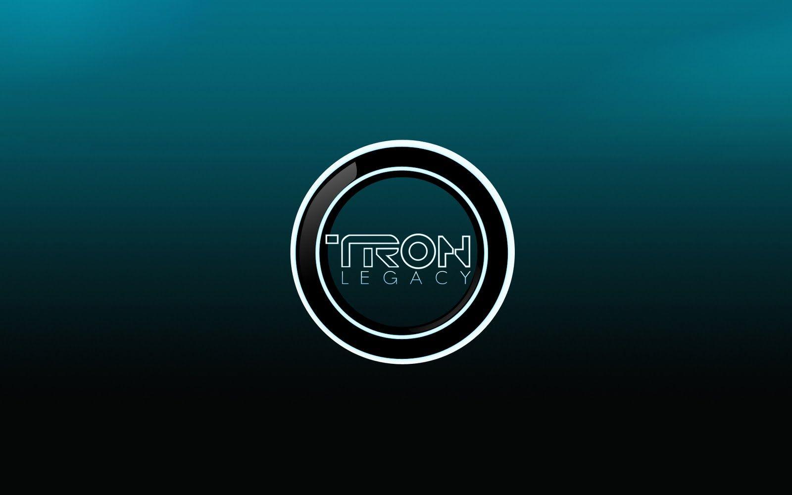 Tron Movie Logo - Disney's Tron Legacy Logo Desktop Wallpaper