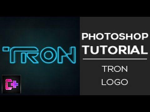 Tron Movie Logo - Photoshop Tutorial - Recreating Tron Movie Logo - YouTube
