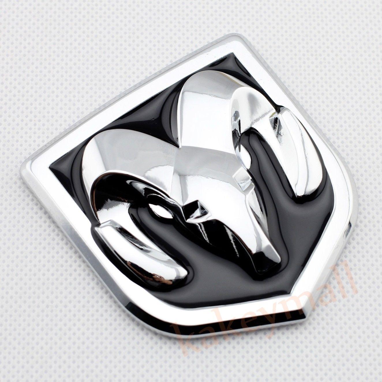 Dodge Grill Logo - For Dodge Ram Head Grill Badge Emblem Decal Sticker Metal Car ...