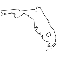 Florida Logo - OUTLINE MAP OF FLORIDA Logo Vector (.EPS) Free Download
