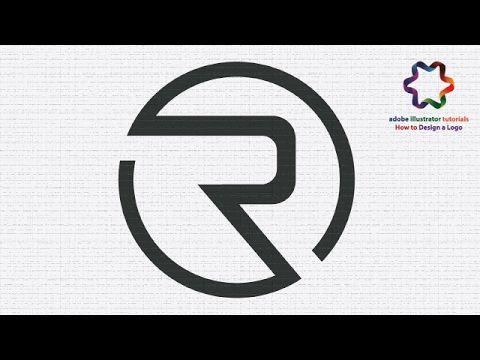 Black White R Logo - Custom Simple Letter Logo Design - Circle Letter R Logo Design ...
