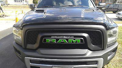 Dodge Grill Logo - FITS DODGE RAM Rebel Front Grill Emblem Overlay Decals CHECK IT OUT
