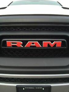 Dodge Grill Logo - FITS Dodge Ram Rebel Front Grill Emblem Overlay Decals CHECK IT OUT ...