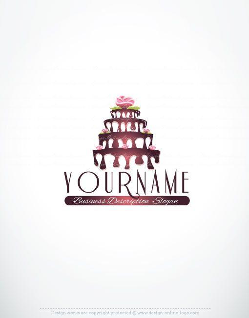 Cake Logo - Exclusive Design: Cake Logo + FREE Business Card