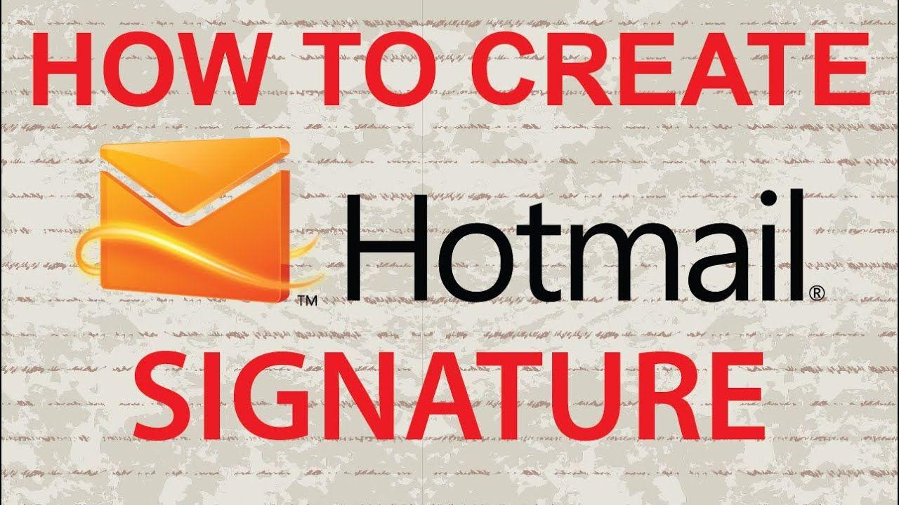 Add MSN Logo - Add Picture / Image to Hotmail Signature
