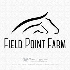 Horse Farm Logo - 65 Best Custom Horse Logos images in 2019 | Horse logo, Custom logos ...