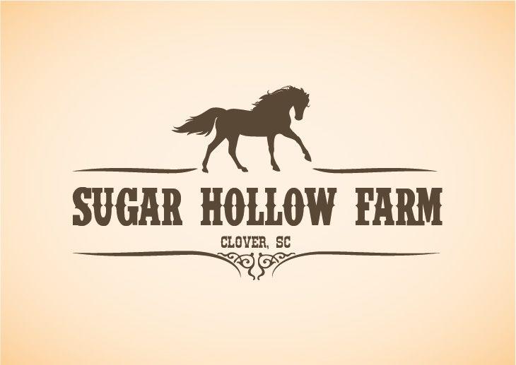 Horse Farm Logo - Farm Logo Design for Sugar Hollow Farm by Marta Sobczak | Design ...