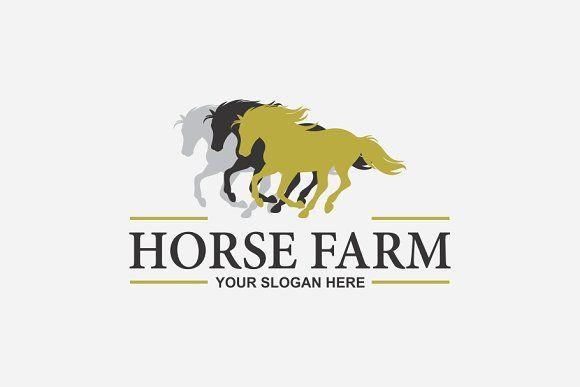 Horse Farm Logo - Horse Logo Logo Templates Creative Market