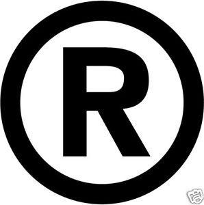 Circle R Logo - R REGISTERED TRADEMARK SELF-INKING 5/8