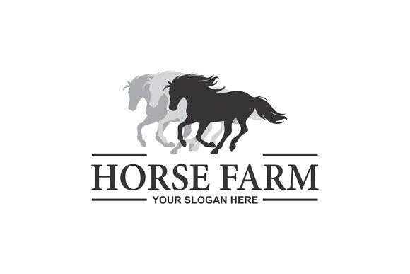 Horse Farm Logo - Horse Logo Logo Templates Creative Market