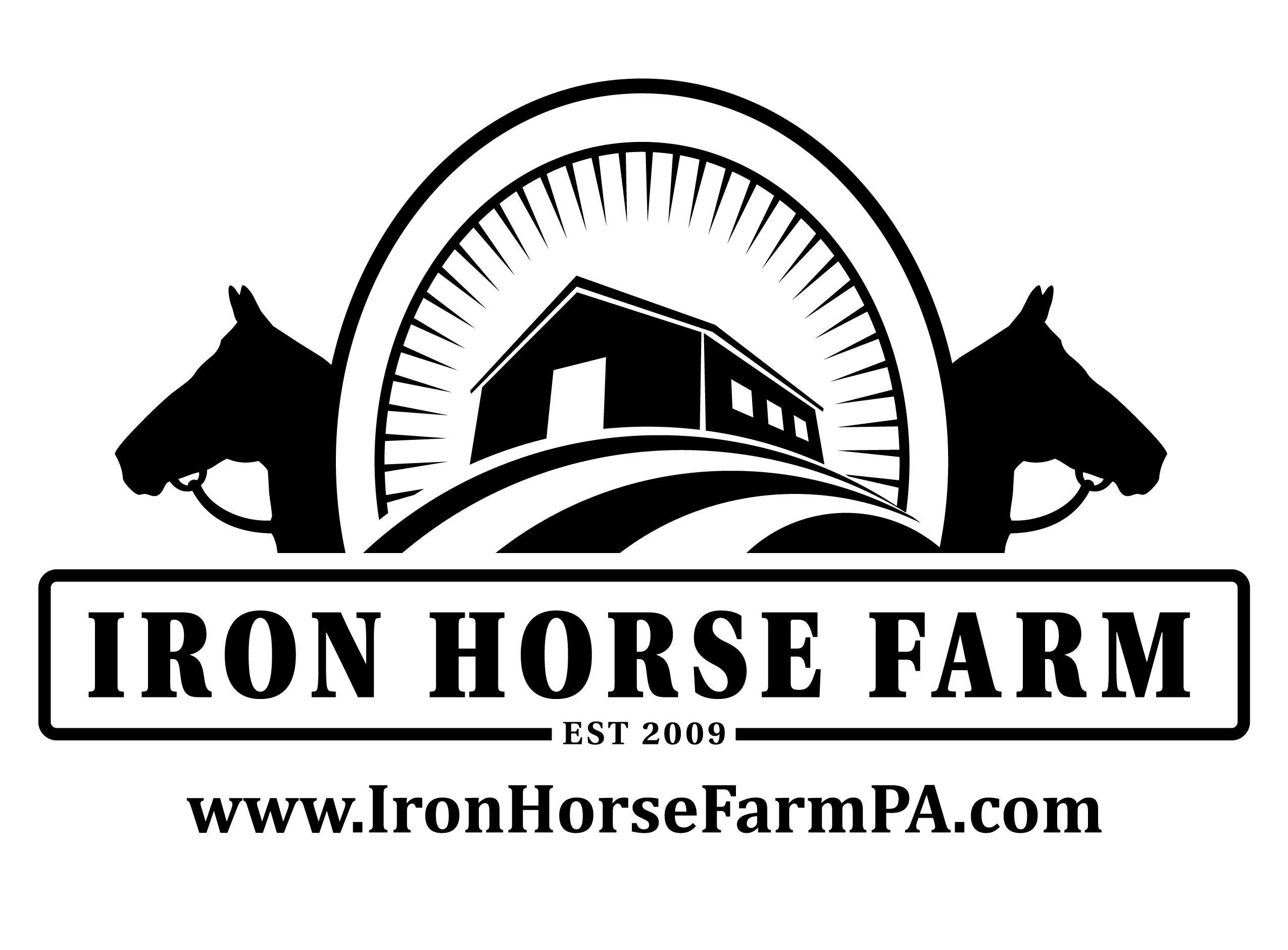 Horse Farm Logo - Iron Horse Farm - Horse Boarding Chester County – Natural ...
