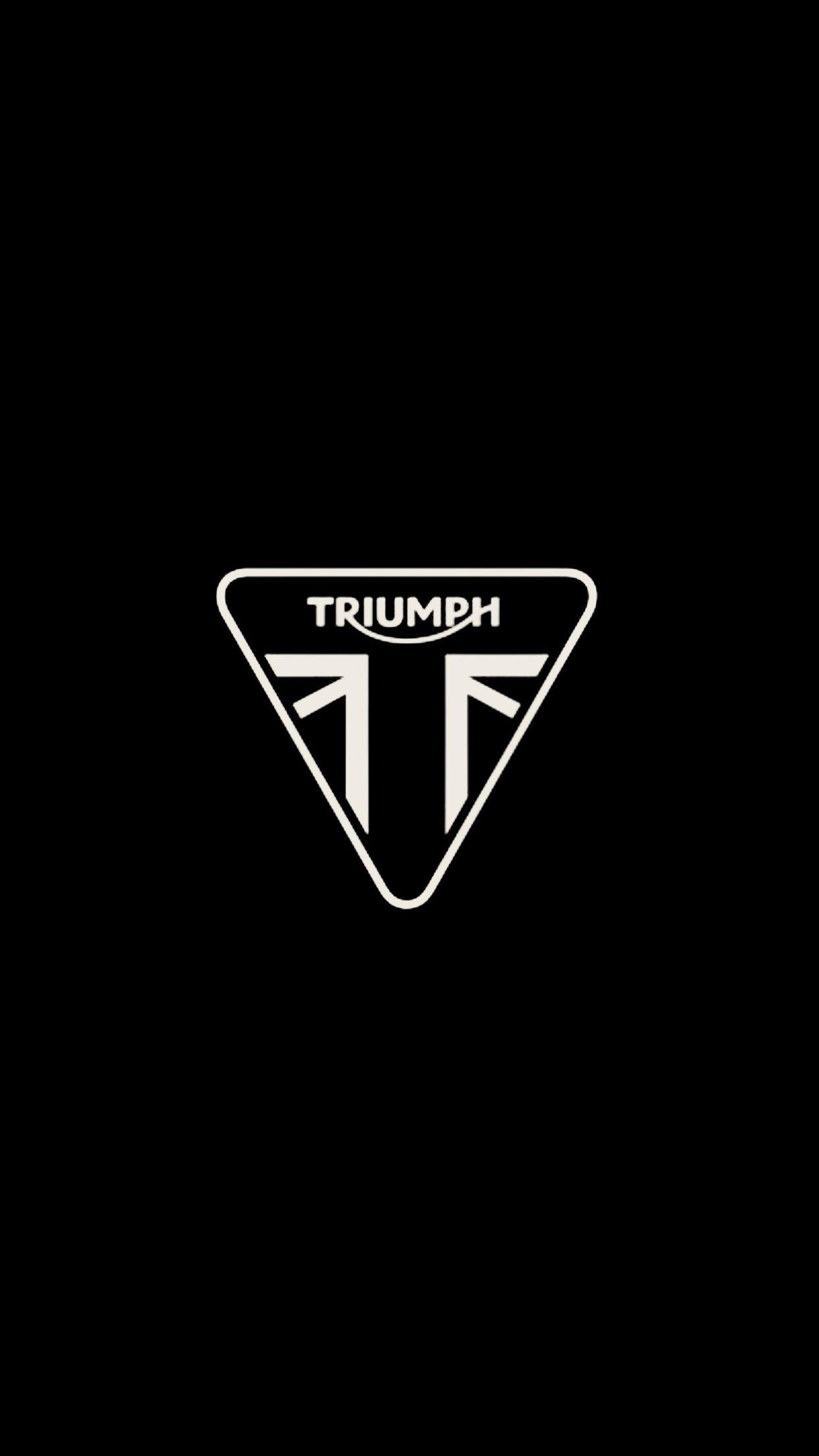 Triumph Triangle Logo - Triumph LOGO # Wallpaper | Triumph TIGER & Royal Enfield | Triumph ...