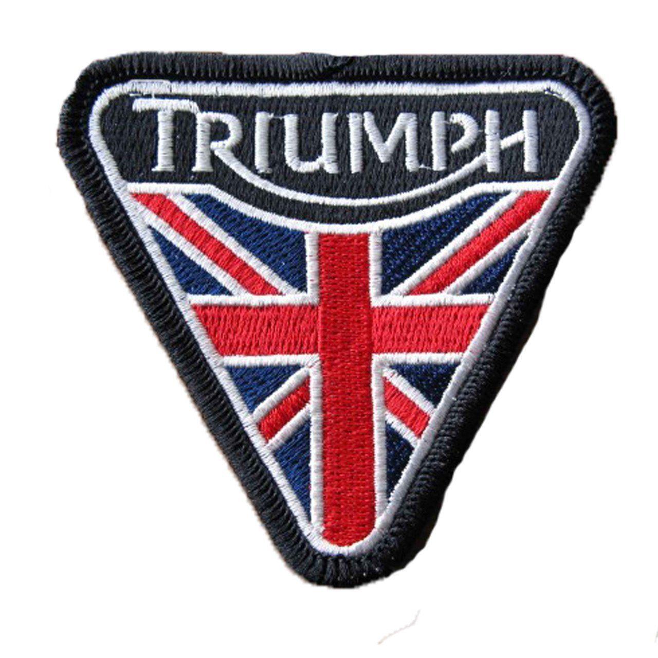 Triumph Triangle Logo - Triumph Triangle Flag Motorcycle Embroidered Patch