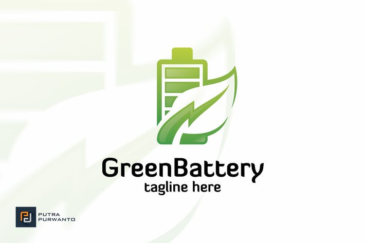 Green Battery Logo - Green Battery Template by putra_purwanto on Envato Elements