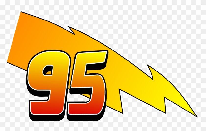 Cars Lightning McQueen 95 Logo - Free Lighting 95 Mcqueen 95 Logo Transparent PNG