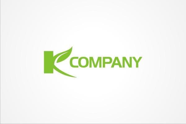 Letter K Logo - Free Logo: Leafy Letter K Logo