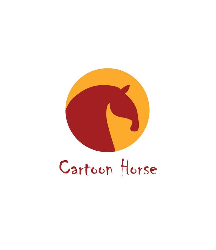 Cartoon Horse Logo - Cartoon Horse Creative Logologo