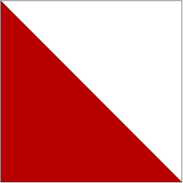 Traingle Square Red Logo - Half-Square Triangles | Deb Geyer, Quilter