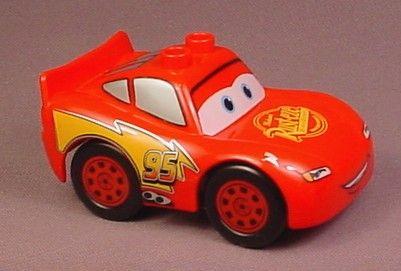 Cars Lightning McQueen 95 Logo - Lego Duplo Disney Pixar Cars Lightning McQueen Race Car With