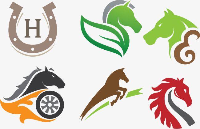 Horse Vector Logo - Horse Vector Logo Icon, Cartoon Horse, Three Dimensional Logo Design ...